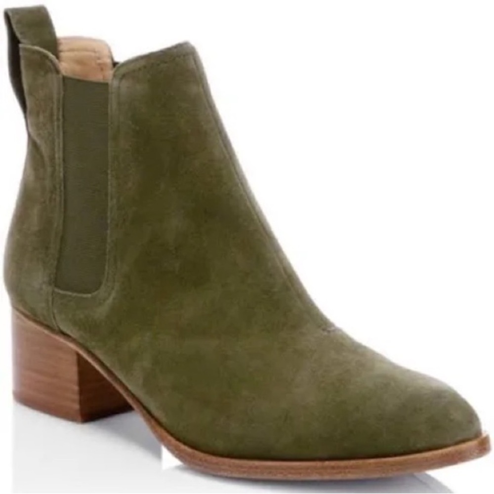 Rag & Bone Olive Suede Walker Boots